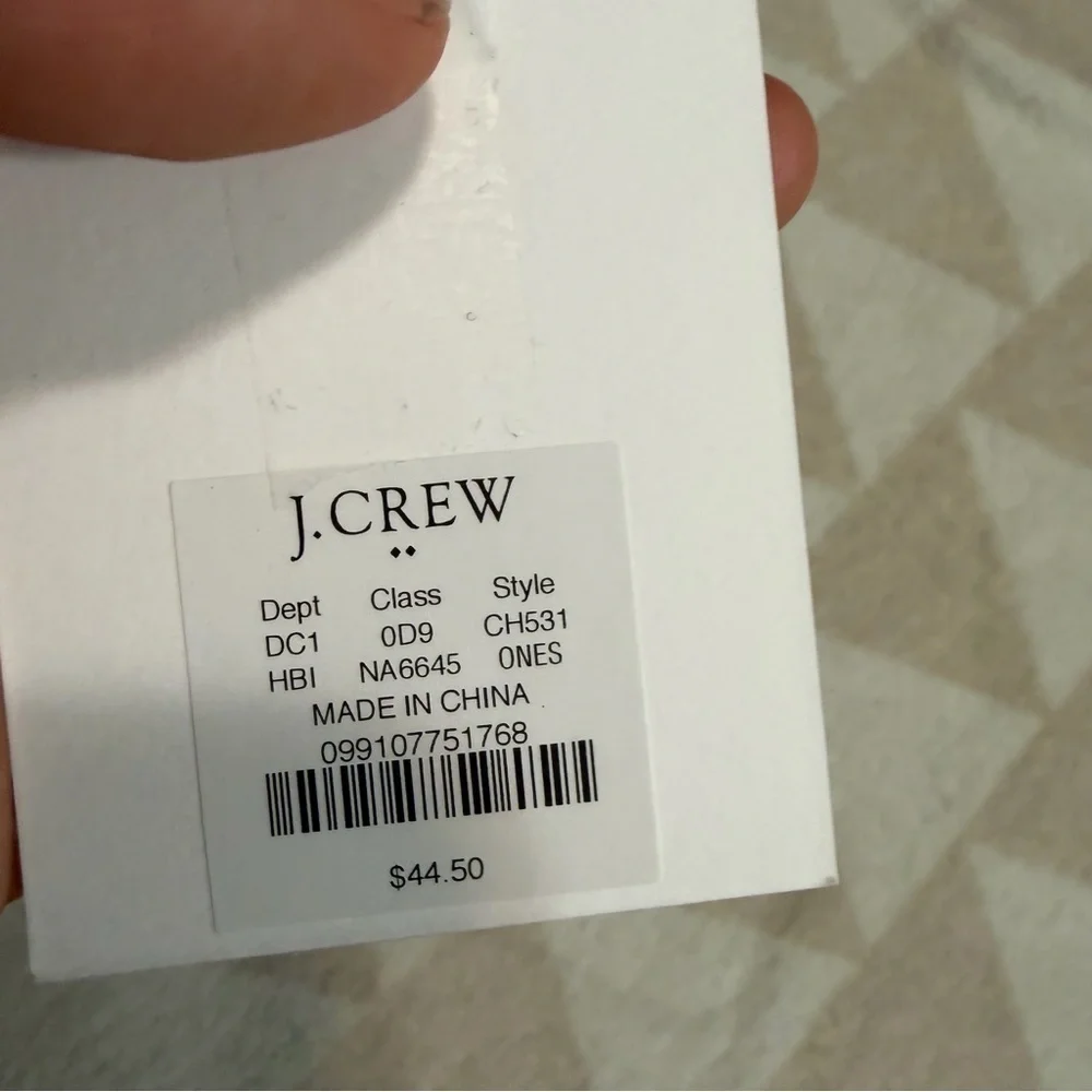J crew Beaded circle earrings